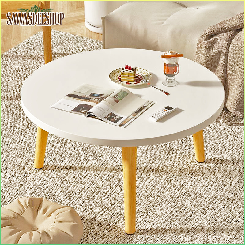 โต๊ะกาแฟ โต๊ะกลมมินิมอล 30*40/40*50cm ของแต่งบ้าน มินิมอล side table ห้องนอน สีขาว ห้องนั่งเล่น