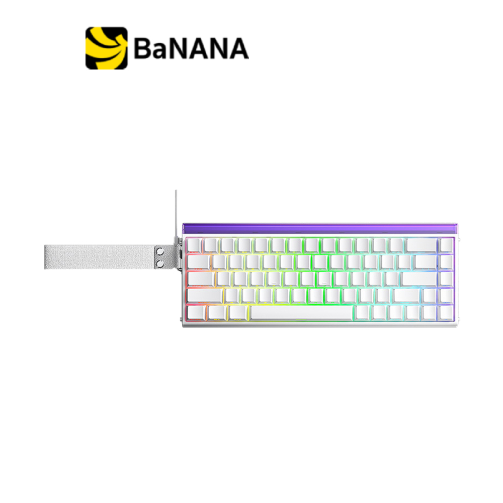 คีย์บอร์ดเกมมิ่ง AULA HERO 68 HE (WHITE) METEOR MNT SWITCH by Banana IT