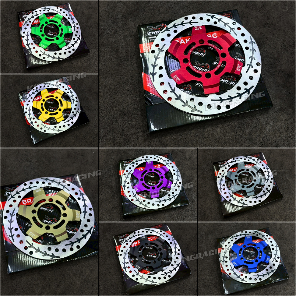 จานดิส เบรค CHO-BI  ขนาด220 มิล หนา3.5มิล จานเบรก โชบิ ใส่ W110-I W125-I NEW - MSX - PCX2014-2017 - 