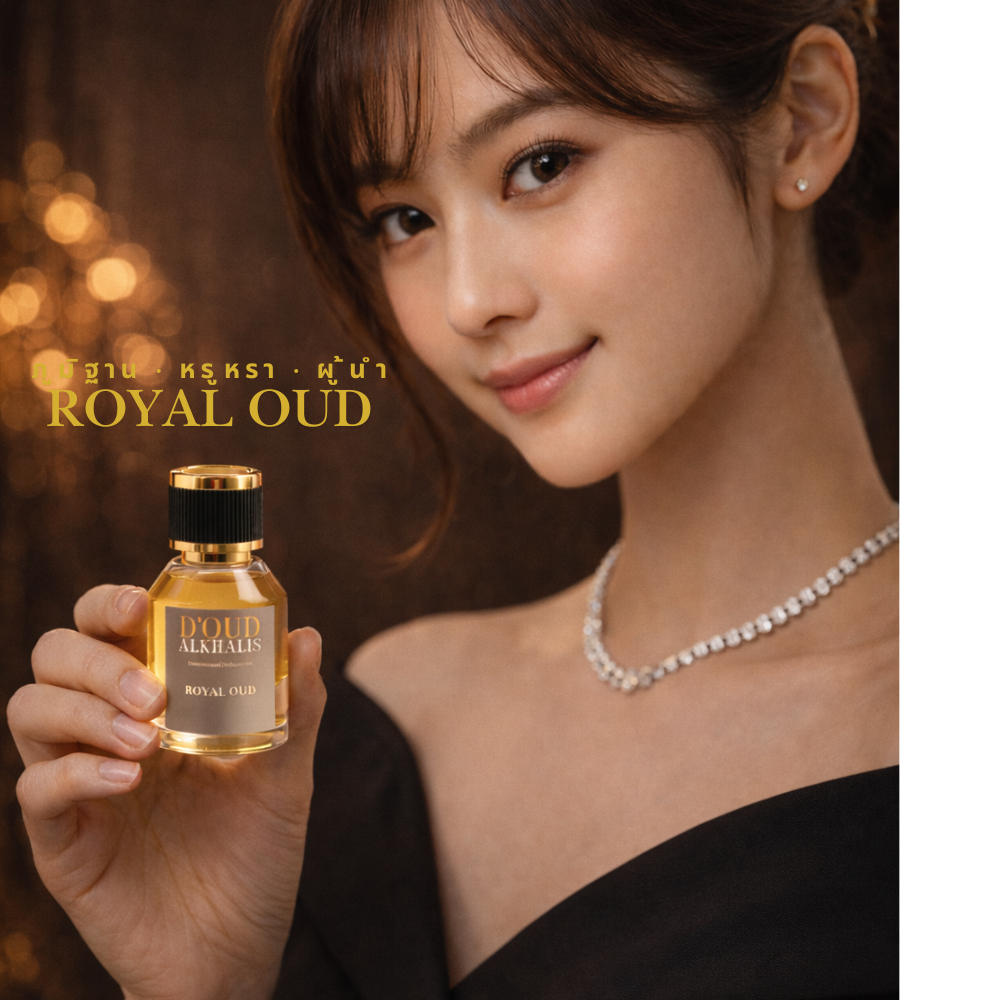 Royal Oud Perfume Oil น้ำหอม OUD หรูหรา กลิ่นสุภาพ มีระดับ ติดทนนาน Unisex 30ml