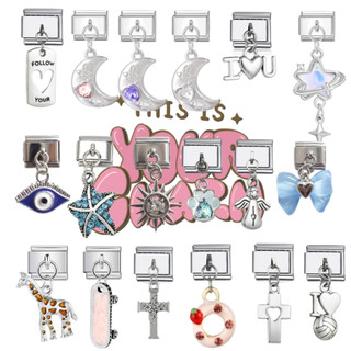 yourcharm italian charm bracelet อิตาเลี่ยนชาร์ม สร้อยข้อมือเลือกลายเองได้ ราคาต่อ 1 ชิ้น