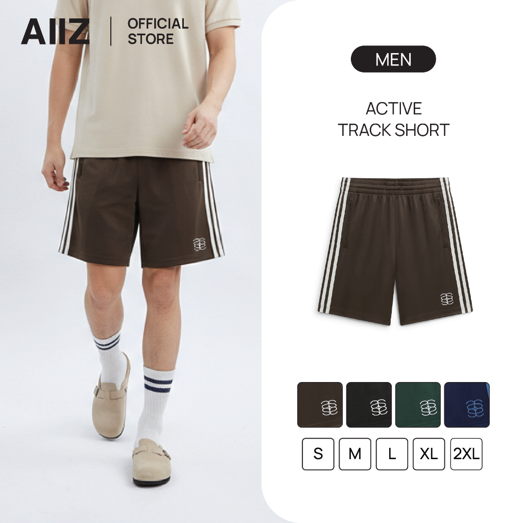 AIIZ กางเกงแอคทีฟผู้ชายขาสั้น AIIZ Men's Active Track Shorts