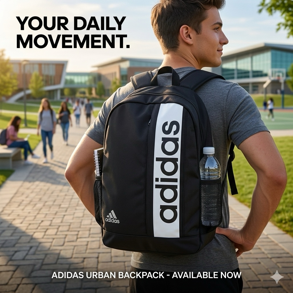 ADIDasกระเป๋าเป้สะพายหลัง งานเกรด