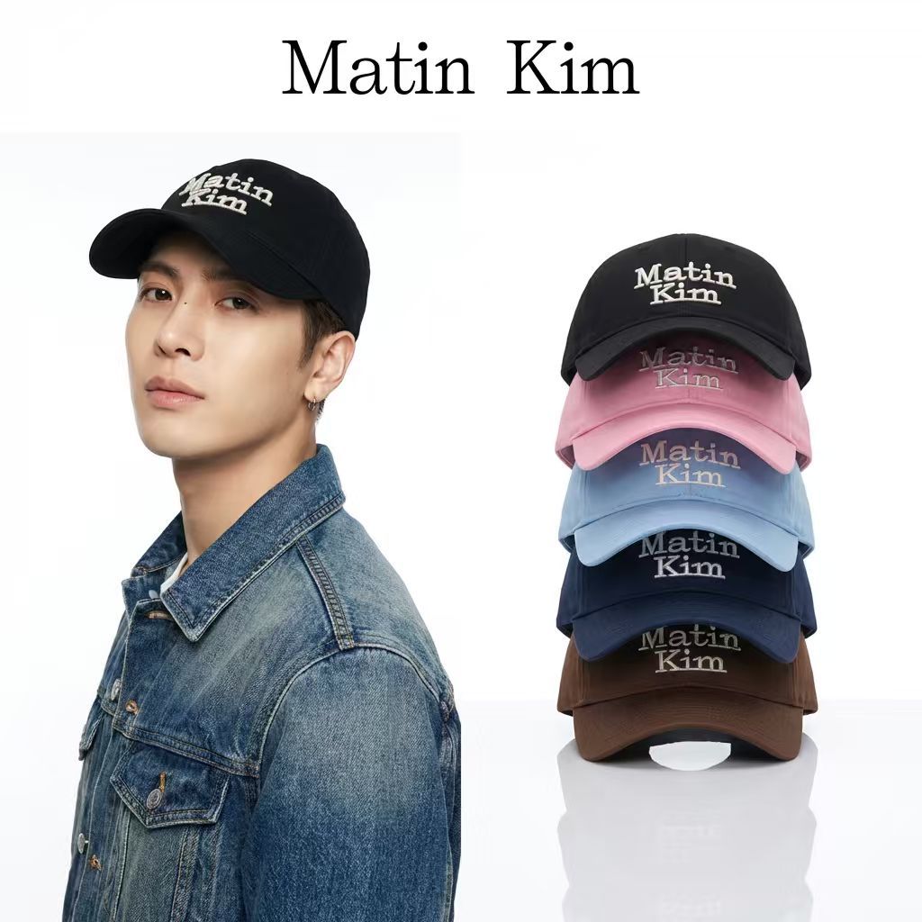 【Matin Kim】 MATIN VOLUME LOGO BALL CAP หมวกเบสบอล