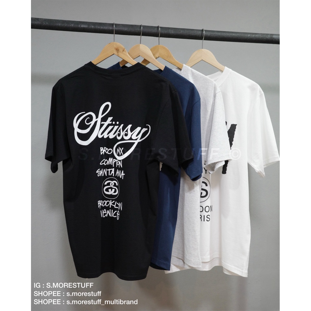 STÜSSY. WORLD TOUR TEE