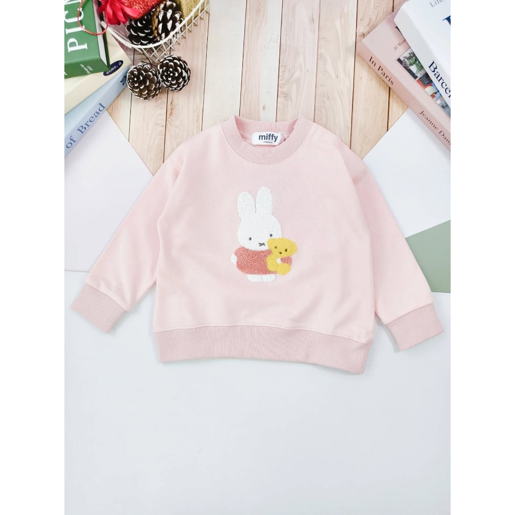 Miffy เสื้อกันหนาว เนื้อผ้าไม่หนา สีชมพู หวานๆ