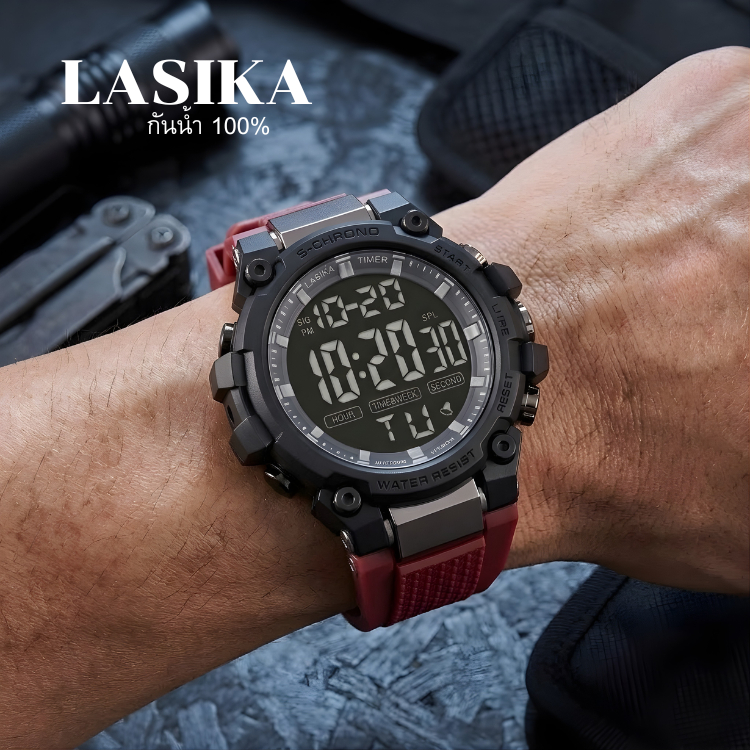 LASIKA Digital Sport (S-CHRONO Edition) LASIKA (กันน้ำ 100%)