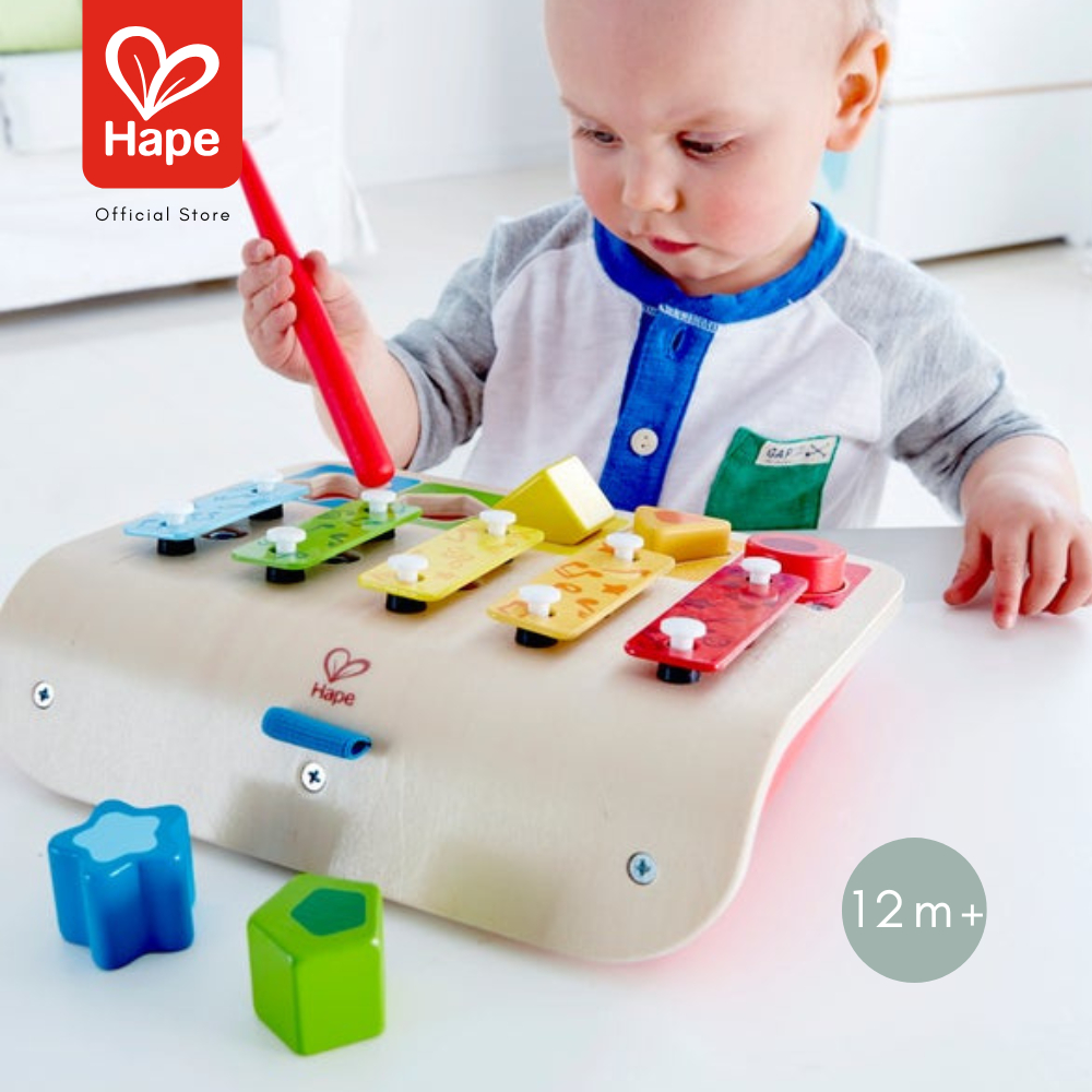 Hape - Shape Sorter Xylophone ไซโลโฟน พร้อมไม้ตี 12M+ รูปที่ 6