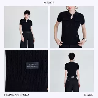 Merge Official - Femme Knit Polo (พร้อมส่ง)
