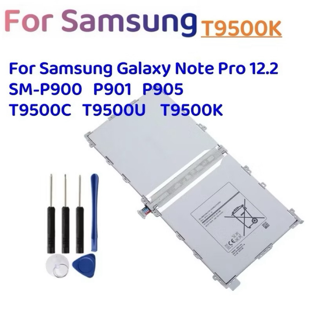 แบตเตอรี่ T9500C 9500mAh ใหม่สำหรับ Samsung Galaxy Tab Note Pro 12.2 SM-T900 SM-P900 SM-P901 SM-P905