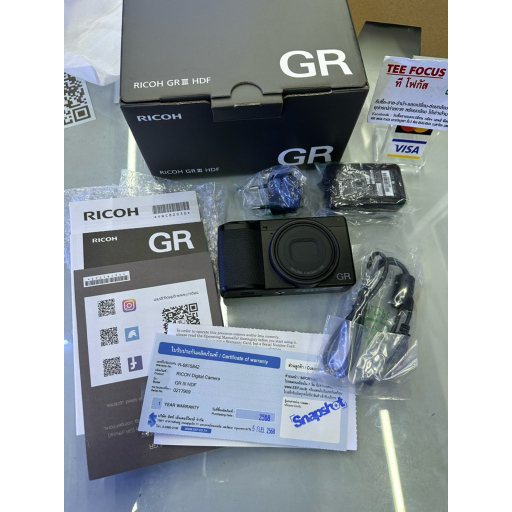 Ricoh GR lll HDF มีประกันศูนย์เหลือ