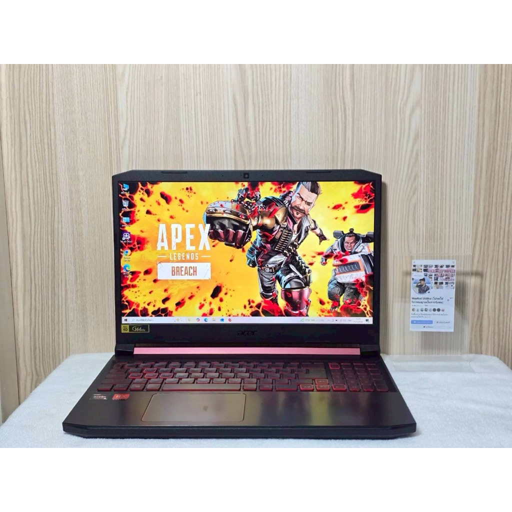 Notebook ACER​ NITRO​5 GAMING​ AN515-43 Series​ 💻CPU :AMD​ Ryzen​5 3550H 4C​ 8T​ 💻RAM : 8 GB