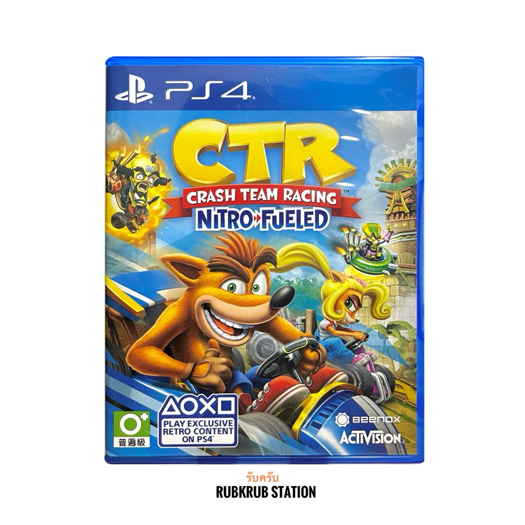 แผ่น Ps4 CTR crash team racing