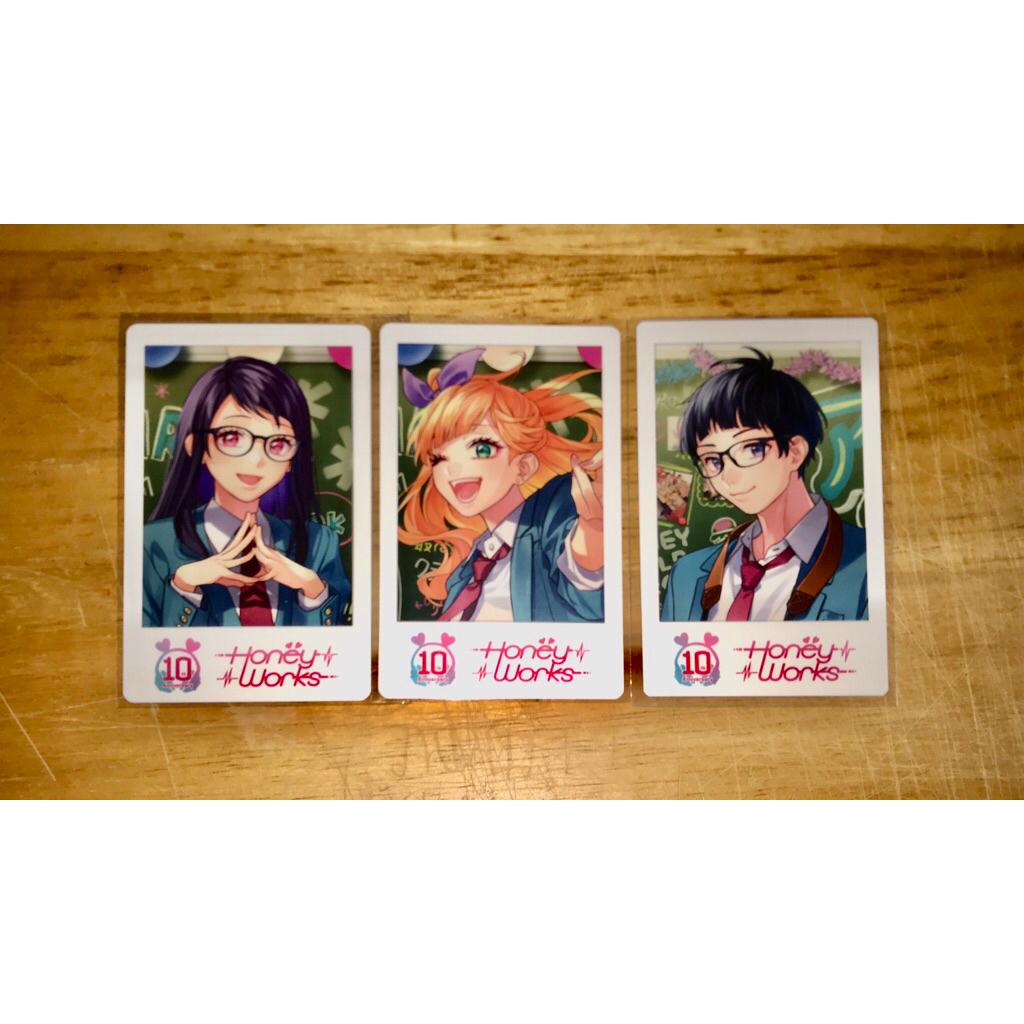 Honeyworks 10th anniversary Cheki Card Jutan Juri Koudai ฮานิวะ ฮันนี่เวิร์ค เชกิ การ์ด 10ปี จูตัน จ