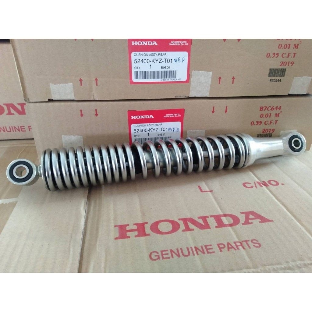โช้คหลัง ของแท้เบิกศูนย์ honda สีชุบ wave125i ปลาวาฬ เวฟ125i 335มิล รหัสอะไหล่ 52400-KYZ-T01