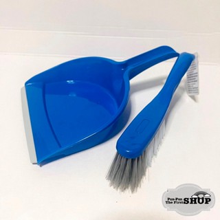 ที่โกยผงที่ตักขยะ ขอบริมเป็นยาง พร้อมแปรงปัด ทำความสะอาดได้เ…