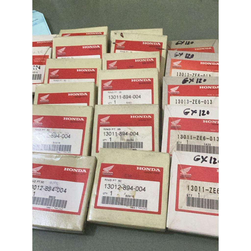 แหวนลูกสูบhonda แท้gx120 gx140 gx150 g200