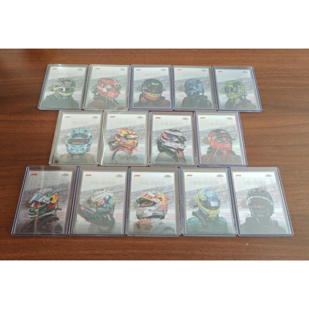 การ์ด f1 topps chrome 2024 insert helmet