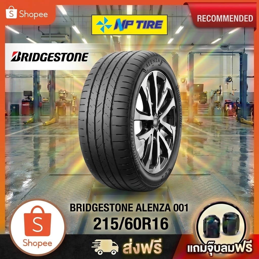 ยาง 215/60R16 BRIDGESTONE ALENZA 001  ราคาต่อเส้น  ปี 2024