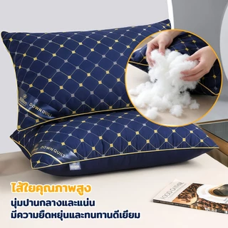 หมอน หมอนหนุน Hilton หมอนโรงแรม5 ดาว หมอนหนุนสุขภาพ 850g หมอนนอน ช่วยแก้ปัญหาปวดคอ หมอนสุขภาพ หมอนนุ่ม pillow 19 x 29 นิ