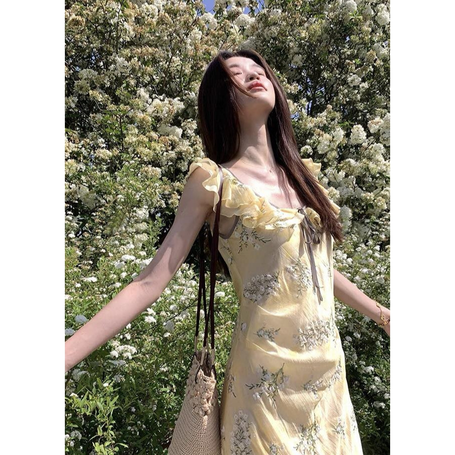 Mogwany  พรี  Jenny Jasmine Dress ลายปัก มีซับใน ใส่เที่ยว ใส่ออกงาน สวยมากค่า เก็บโค้ดหน้ากิจกรรม