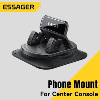 Essager ที่วางโทรศัพท์มือถือแบบคงที่หมุนได้ 360° เหมาะสำหรับที่วางโทรศัพท์ในรถยนต์ขนาด 7 มม.~17 มม