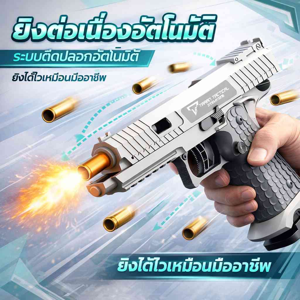 ปืนของเล่น TTL-2011 รุ่น Battle Master ระบบหมุนอัตโนมัติ ยิงอัตโนมัติแบบกลไก ของเล่นเพื่อความปลอดภัยสำหรับเด็ก