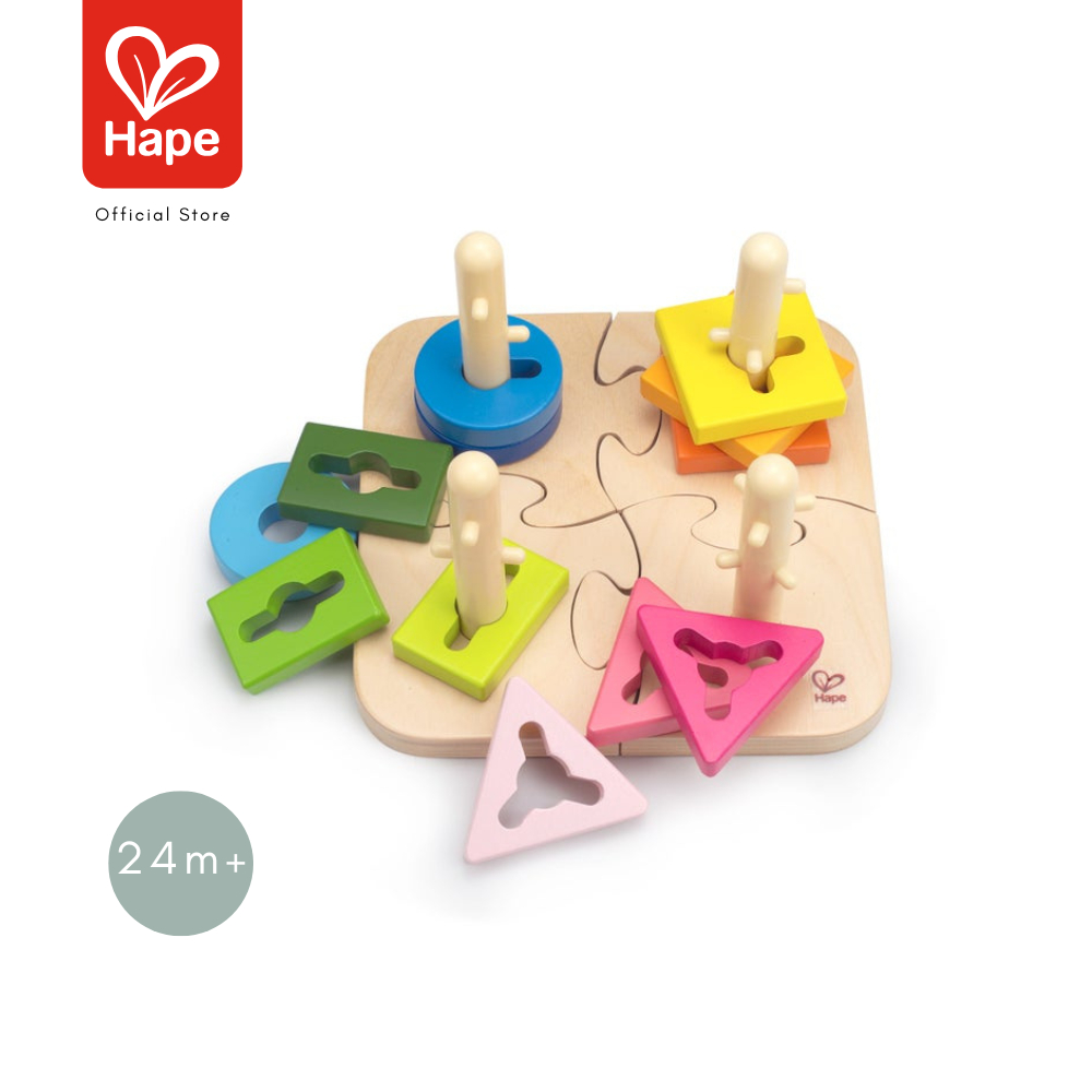 Hape Creative Peg Puzzle ปริศนาหมุดไม้สุดสร้างสรรค์ 24M+ รูปที่ 7
