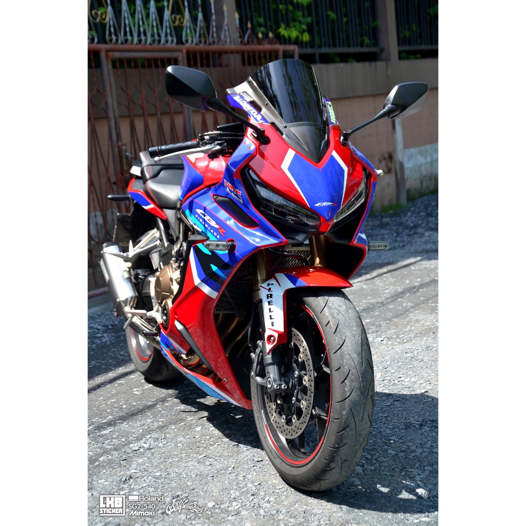 สติ๊กเกอร์แต่งลายรถ Honda Cbr 650R 2019 – 2023 ลาย CBR FIREBLADE ราคา ถูกที่สุด ดีลบีเคเค แกลเลอรีภาพที่ 4