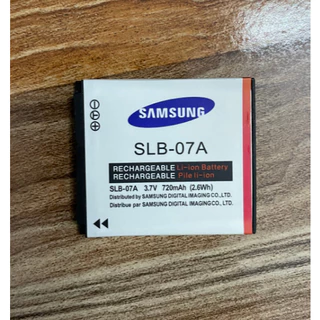 ประสิทธิภาพเดิม Samsung SLB-07A 07 PL150 ST550 ST600 ST500 แบตเตอรี่กล้องดิจิตอล