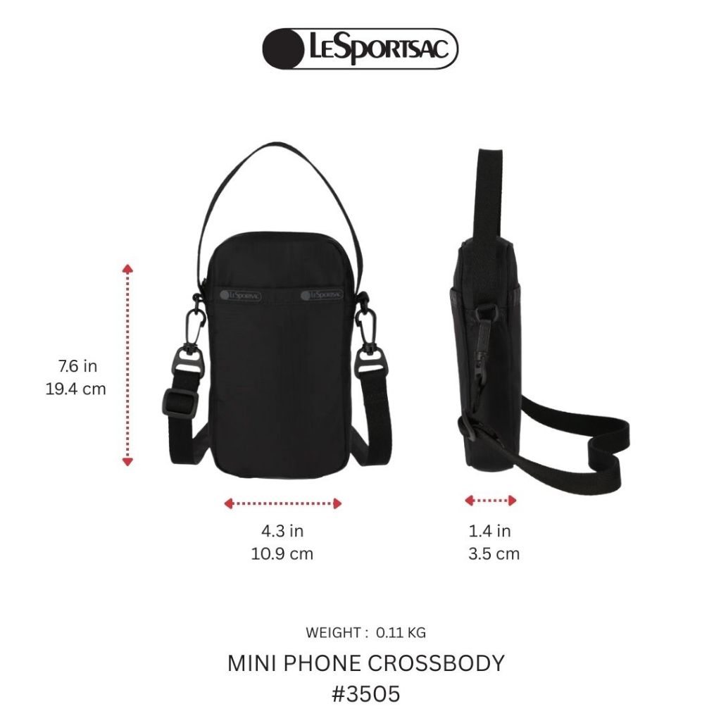 LeSportsac حقيبة جوال كروس ميني — صورة 3