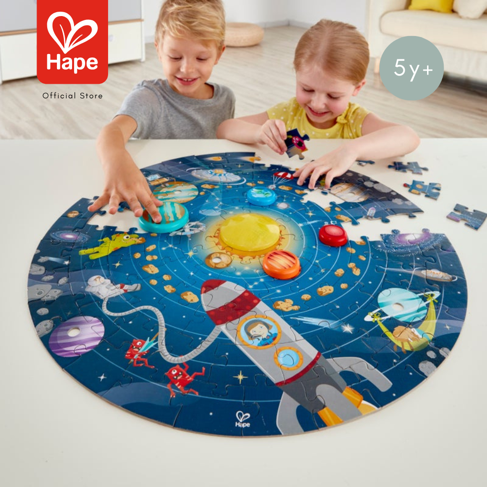 Hape Solar System Puzzle	ปริศนาระบบสุริยะจักรวาล	5Y+ รูปที่ 2