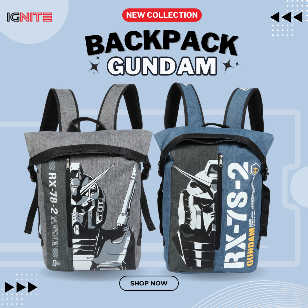 [พร้อมส่ง] IGNITE กระเป๋าเป้ กันดั้ม GUNDAM RX-78-2 Backpack Bag ลิขสิทธิ์แท้ 100%
