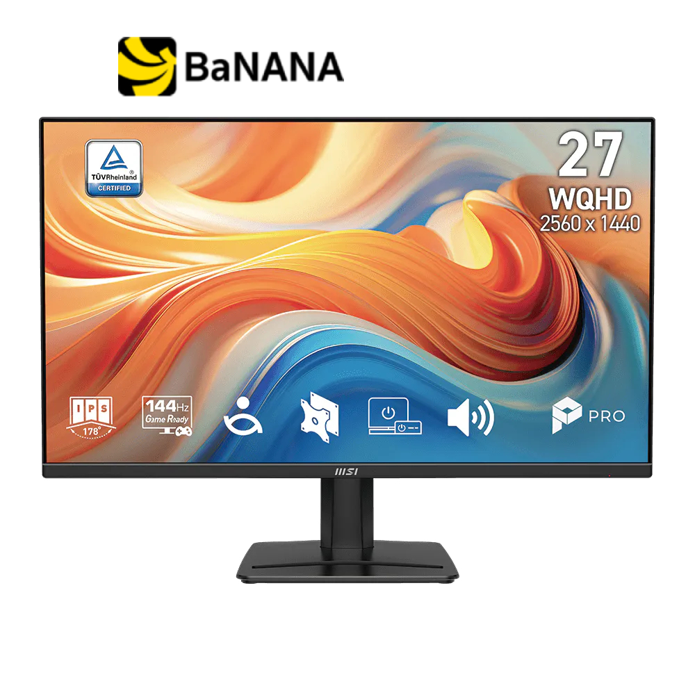 จอมอนิเตอร์ MSI PRO MP275Q E14 (IPS 2K 144Hz Eye Care SPK) by Banana IT