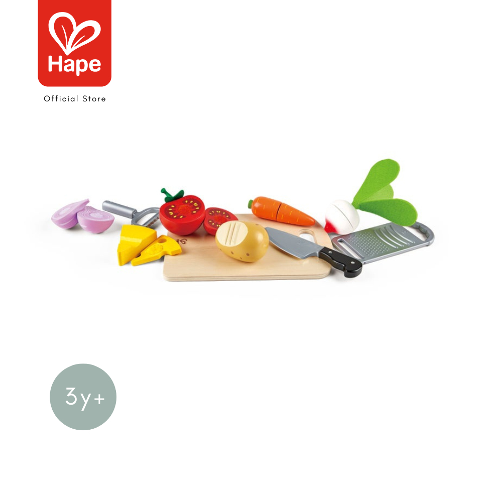 HAPE Cooking Essentials	ชุดตัดปอก, หั่นผักเเละขูดซีส	3Y+ รูปที่ 7