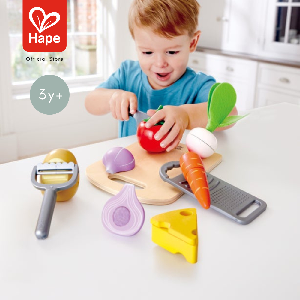 HAPE Cooking Essentials	ชุดตัดปอก, หั่นผักเเละขูดซีส	3Y+ รูปที่ 4