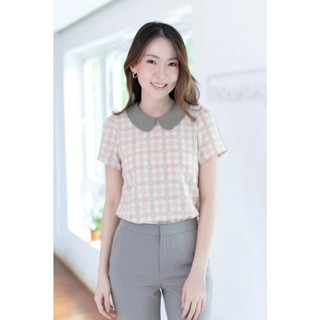 [สงกรานต์ส่งปกติ] Narinari : MT0101 Peter Pan Collar Blouse …