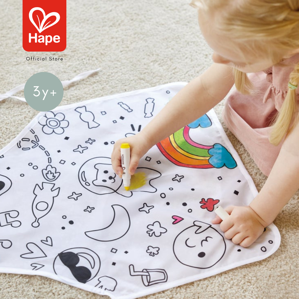 Hape Colour Me Art Apron　アートエプロン　3Y+ 画像2