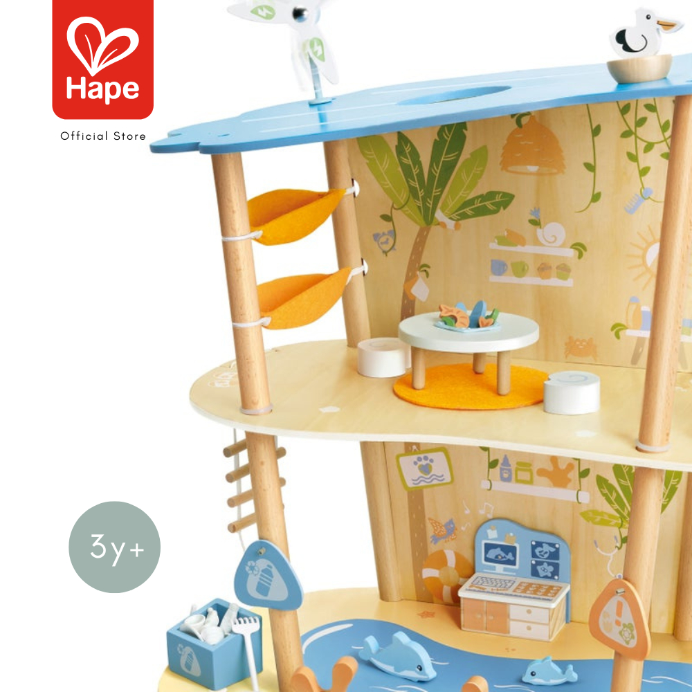 Hape - Ocean Rescue Playset        ชุดเซตสถานีกู้ภัยมหาสมุทร        3Y+ รูปที่ 7