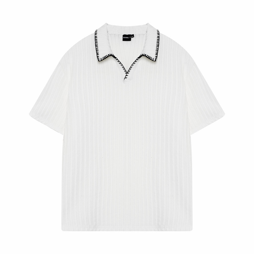 ZAMIO SETH POLO เสื้อโปโลแขนสั้นทรง oversize ราคา ถูกที่สุด ดีลบีเคเค แกลเลอรีภาพที่ 7