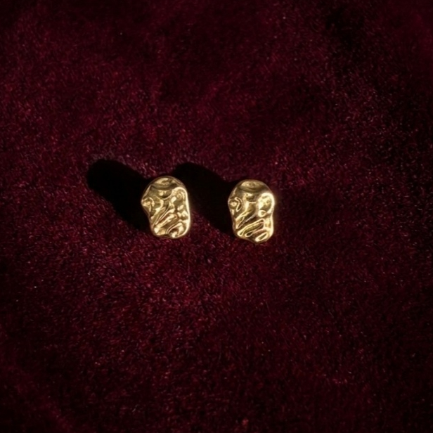 Adornment Club - Ripples earrings ต่างหู l nickel free, waterproof, stainless steel ไม่แพ้ กันน้ำ