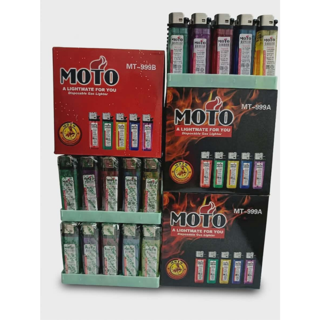 ของแท้ ส่งด่วนๆ  MOTO โมโต 1กล่อง/50 ชิ้น ไฟแช็ค ไฟแช็ก หุ้มปลอก/ไม่หุ้มปลอก ไฟแรง พร้อมส่งจากโรงงาน คุณภาพดี ราคาถูก D4