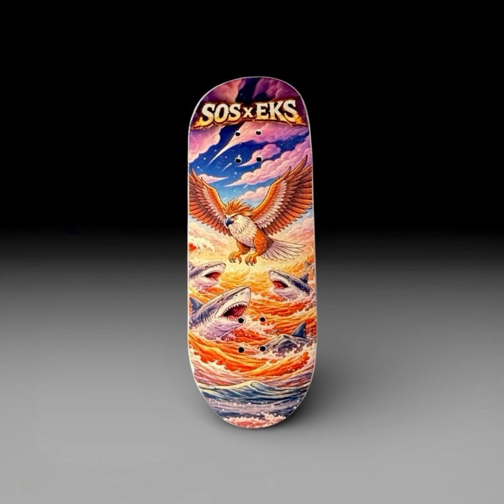 แผ่นฟิงเกอร์บอร์ด SOS X EKS “APEX CLASH”