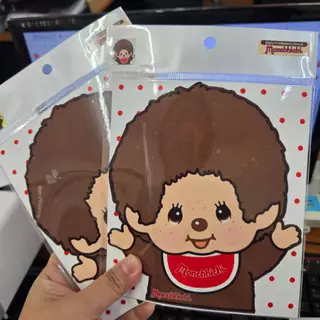 พร้อมส่ง🇹🇭 ที่ติดพรบ.สูญญากาศ 🧸ลายม่อนชิชิ สุดคิวท์ ขนาดทั้งแผ่น 13×15 Cm.
