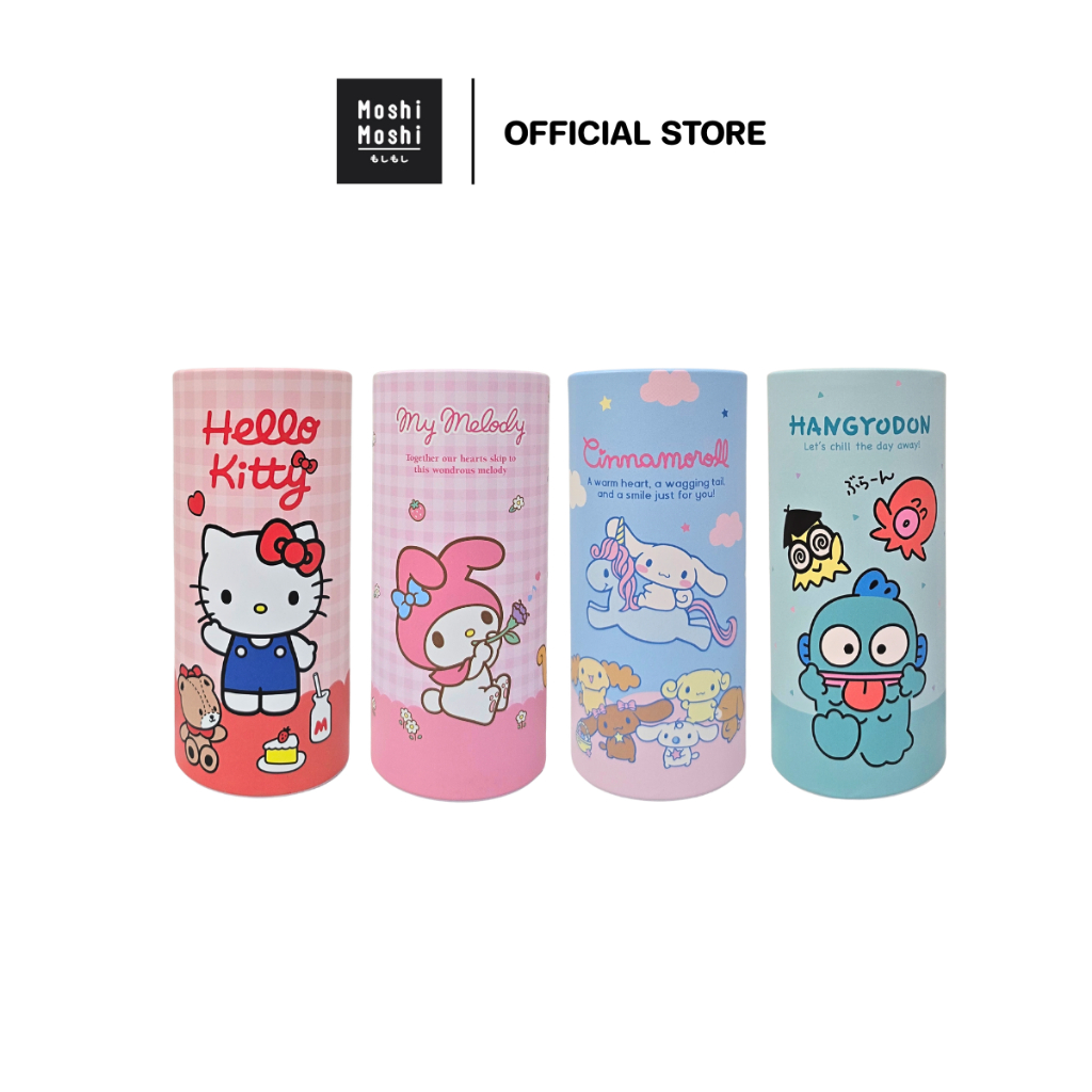 Moshi Moshi ทิชชู่กระป๋อง ทิชชู่แห้ง ทิชชู่ 50 แผ่น ลายการ์ตูน ลิขสิทธิ์แท้จาก Sanrio รุ่น 6100006837-7047