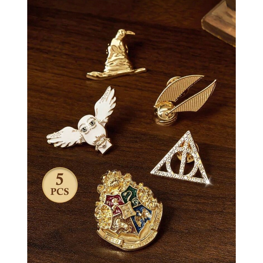 เข็มกลัด แฮร์รี่ พอตเตอร์ HARRY POTTER Set 5 ชิ้น/ 3 ชิ้น/ 1 ชิ้น