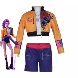 คอสเพลย์ K-POP Demon Slayer เครื่องแต่งกายสำหรับเด็ก แบบ Rum…