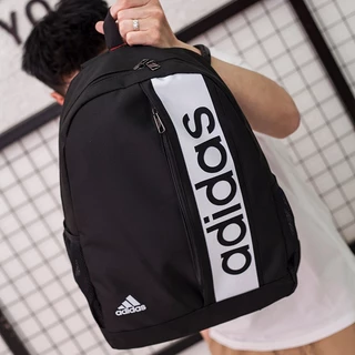Adidas_ คู่แฟชั่นกระเป๋าเป้สะพายหลังคู่ร้อยกระเป๋าเป้สะพายหลังไนลอนสบาย ๆ
