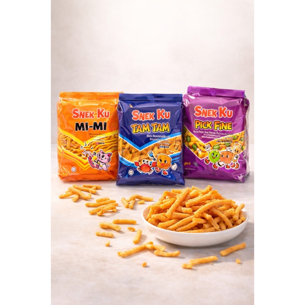 ขนมขาไก่มาเลย์ Pick Fine (แพคเกจใหม่) 1ถุงใหญ่ มี 50ห่อ