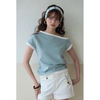 ALLEY CAT TOP(White/Blue/Green/Brown)